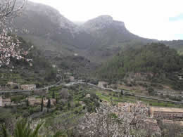 deia, view over valley
